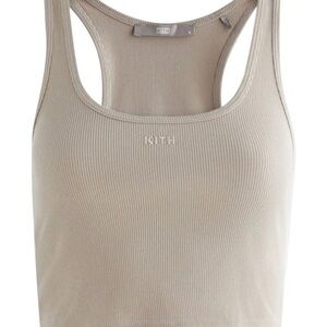 Kith Light Beige Ribbed Tank